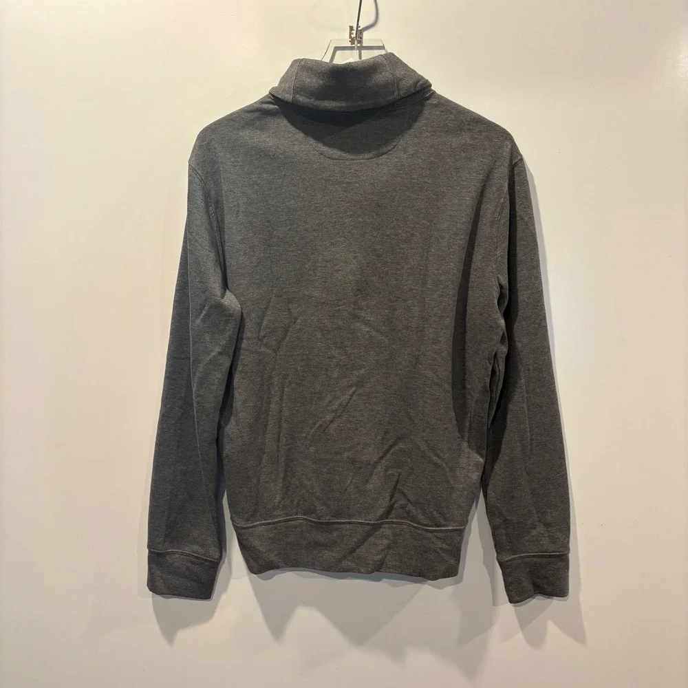 Polo Ralph Lauren Mens Shawl Collar Pullover Sweatshirt Gray Size Medium - Picture 3 of 8
